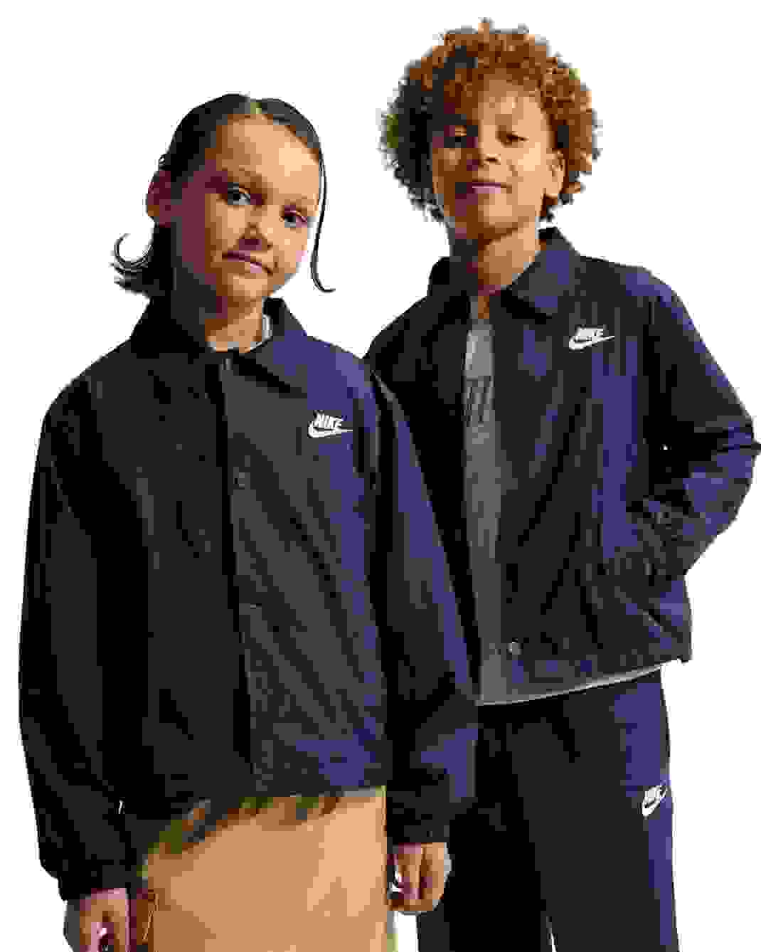 Nike Sportswear Club Repel Big Kids' Navy Coaches' Jacket